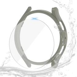 Waterproof Screen Protector and Durable PC Case with Tempered Glass Cover - Watch 5 Pro 45mm (Lavender Grey)