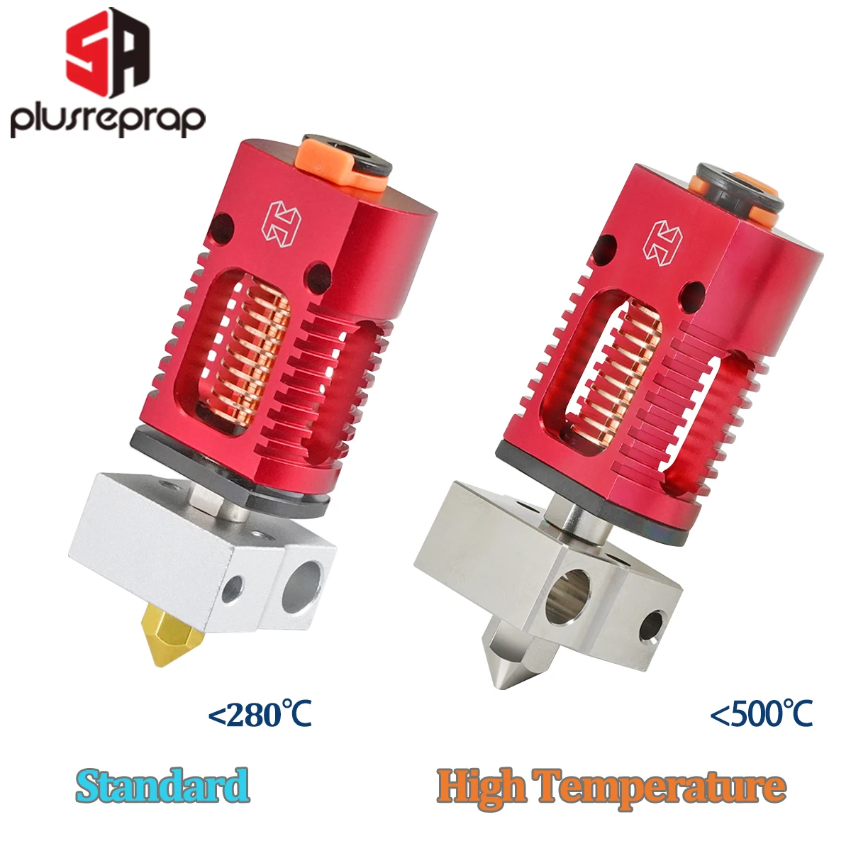 CR10 Bi-Metal Heatbreak J-Head Hotend for Ender-3 1.75mm Filament CrealitySpider Hotend Dual Direct Drive Bowden Extrusion 2pcs ender 3 cr10 bi metal heatbreak titanium alloy copper throat smooth 1 75mm heat break high temp 3d printer accessories