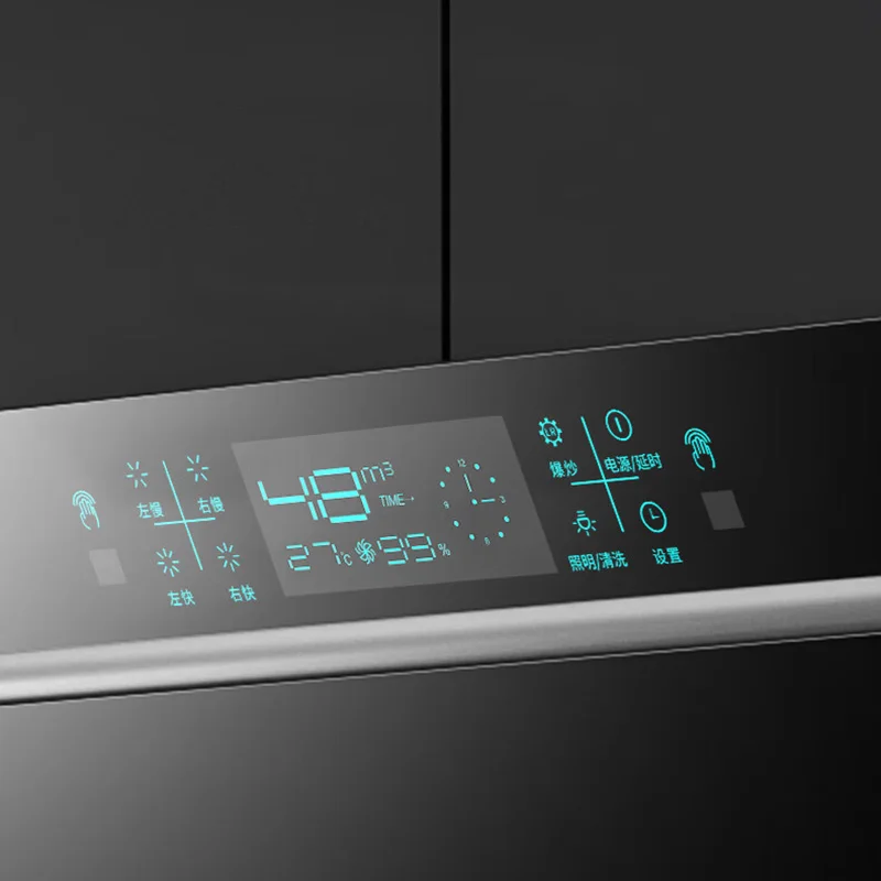 Kitchen 900mm Range Hood Smart Smoke Extractor Hood Cooker Chimney Exhaust Range For Kitchen