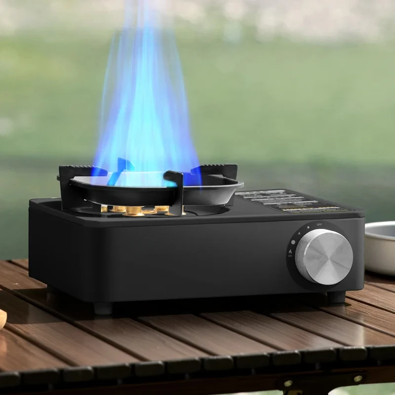 CampingGasStoveHighFirepowerOutdoorPortableCassetteBurnerforPicnicHikingTrekking-AliExpress