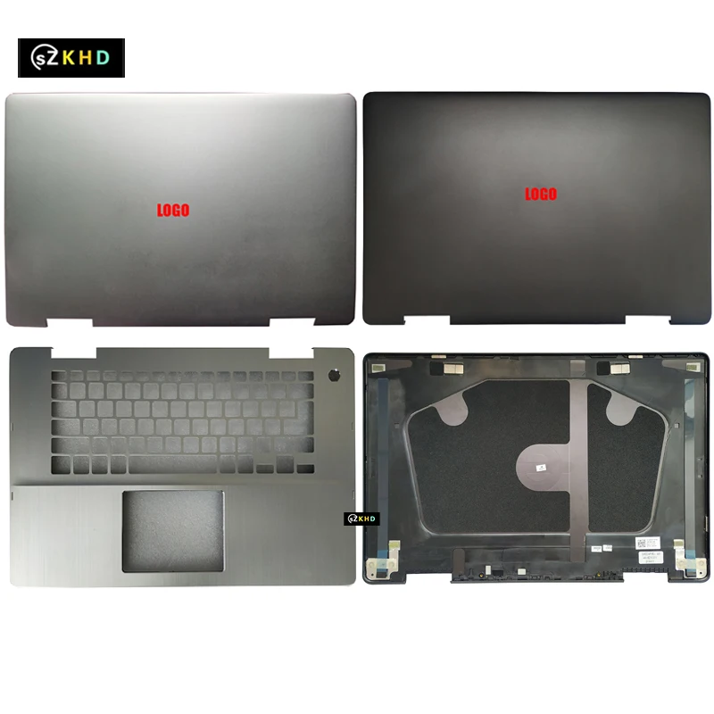 

0MCCPR 009H6P 0PMGW2 New For Dell Inspiron 15 7586 2-in-1 Lcd Back Cover Rear Lid Palmrest Upper Case Keyboard Bezel Top Case