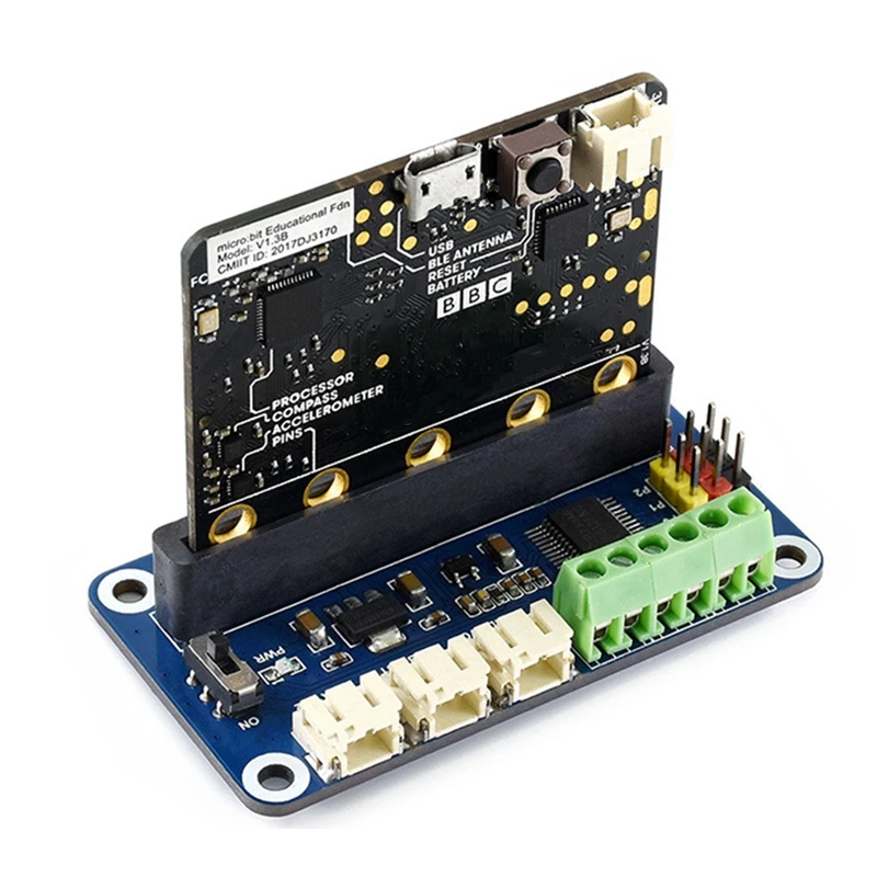 2 Channel Motor Driver Expansion Breakout Board For BBC Microbit Micro-Bit V1.5 V2 Board Breakout Shield Module