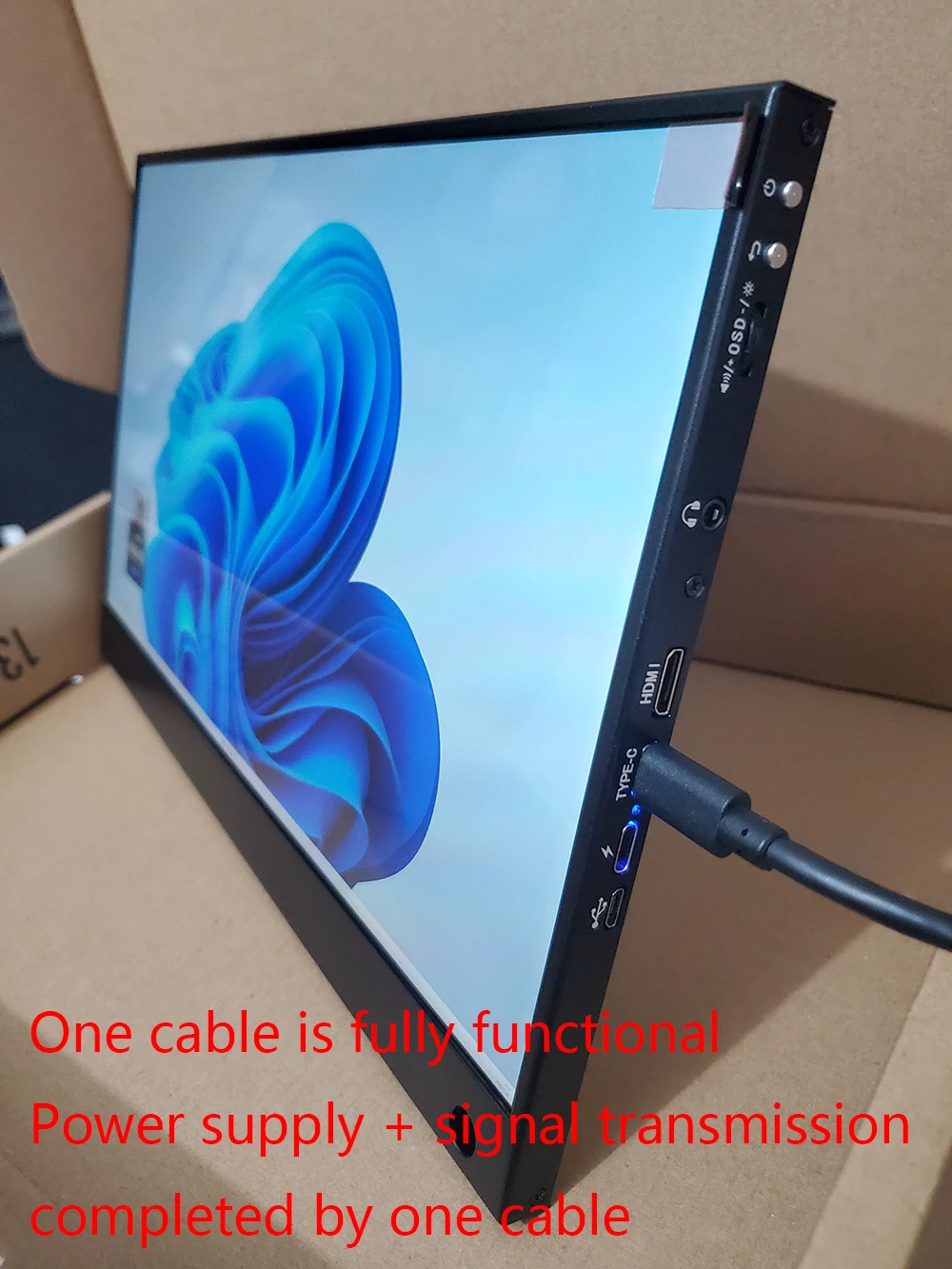 USB-C CŸ HDMI ȣȯ ǻ , PS4 Switch Xbox one Ʈ ޴ Respberry, 4K ޴ , 13.3 ġ