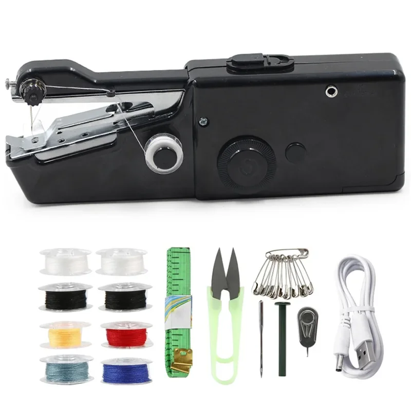 CS101B Hand-held Portable Sewing Machine Handystitch Multi-functional Household Mini Hand Electric Sewing Machine 5