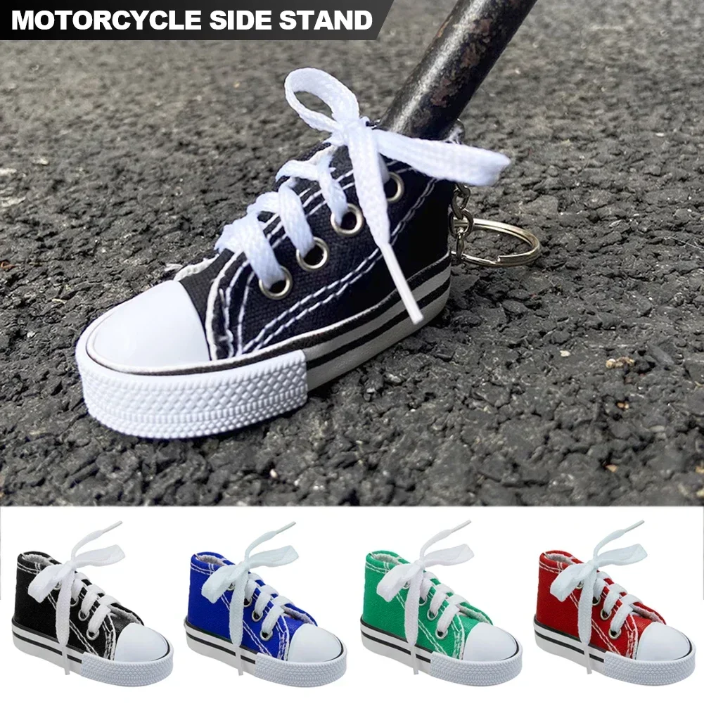 Motorcycle Kickstand Motorcycle Kickstand Cover Funny Motorcycle Bicycle Shoe Shape Foot Support Side Tripod Cover 1pc