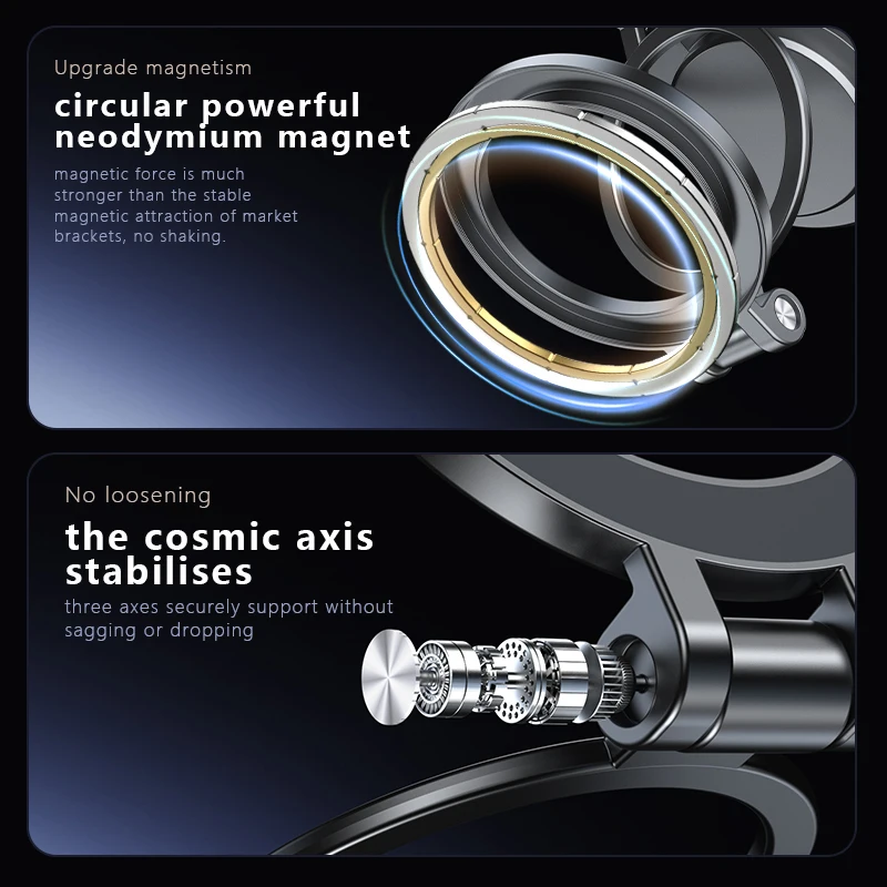 Magnetic Car Phone Holder 360 Rotating