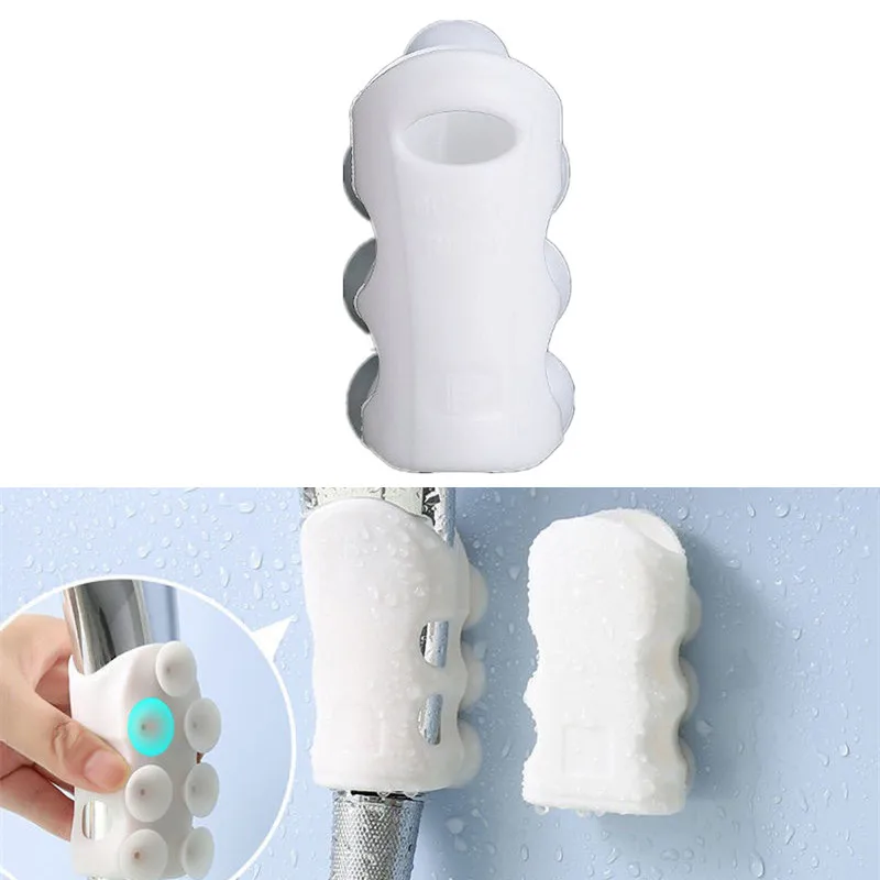 Silicone Shower Head Holder Durable Reusable Removable Shower Handheld Wall Mount Suction Cup Shower Bracket Bathroom Supplies Silicone Shower Head Holder Durable Reusable Removable Shower Handheld Wall Mount Suction Cup Shower Bracket Bathroom Supplies