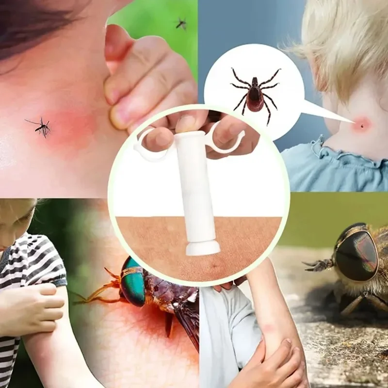 Insect Sting Sucker Outdoor Emergency Bee Wasp Bed Bug Sting Sucker Natural Detox First Aid Safety Tool