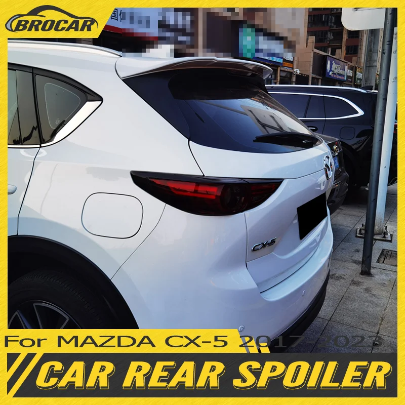 

Спойлер для Mazda CX5 2017-2023, высококачественный спойлер из АБС-пластика для задней двери автомобиля, блестящий черный задний спойлер для багажника, спойлер для крыла багажника