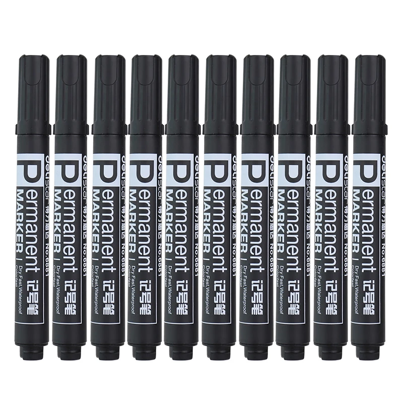 

10 шт., черная ручка для шин, 1,5 мм