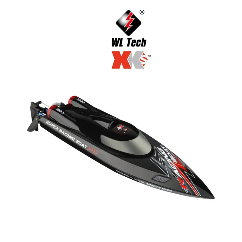 

WLtoys WL916 2.4GHz RC Boat High Speed 55KM/H Capsize Protection Brushless RC Speedboat With Light For Kids Birthday Gifts