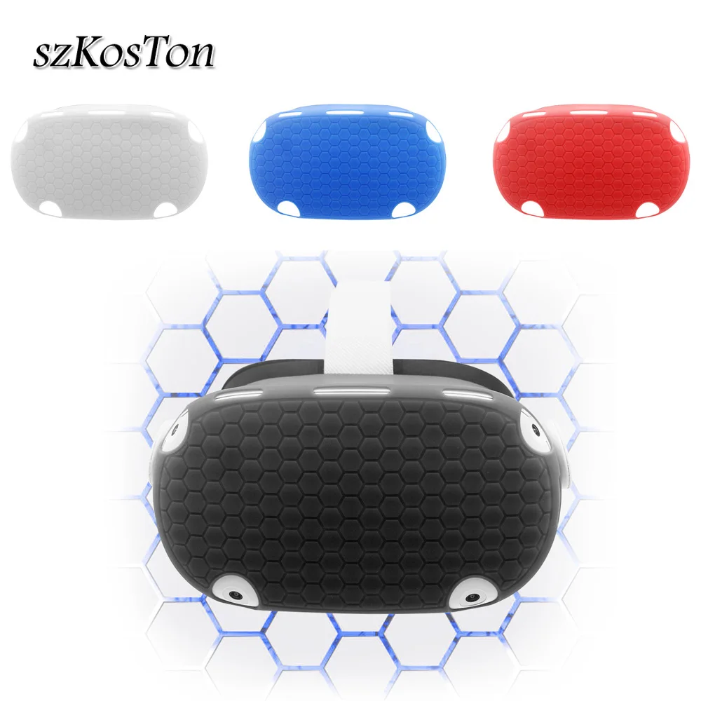 Custodia Protettiva In Silicone Szkoston Per Oculus Quest 2 Vr Headset Casco Antigraffio Per Oculus Quest 2 Accessori