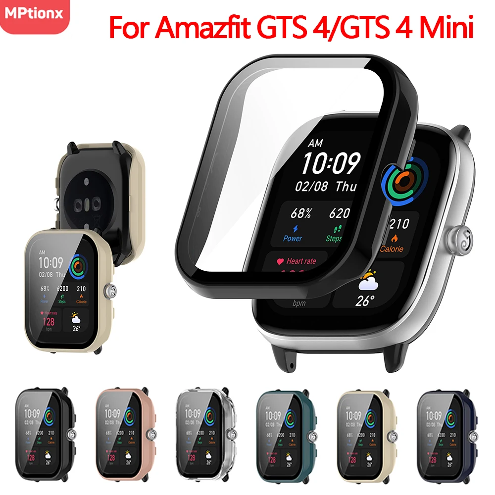 Premium Smartwatch Protective Bumper Case with Tempered Glass