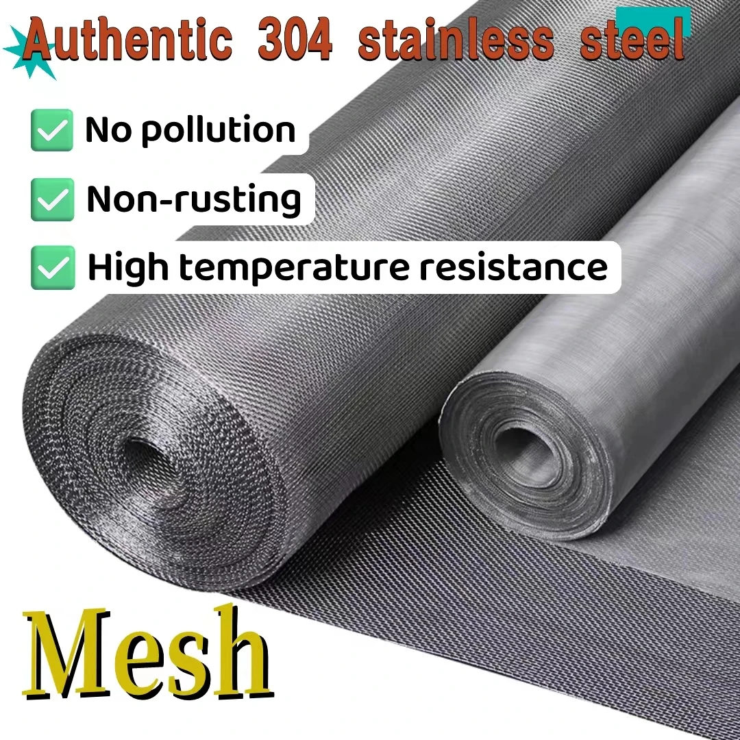 6-500Mesh-rete-metallica-tessuta-maglia-in-acciaio-inossidabile-304 ...