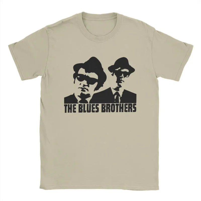 

Men's T-Shirts The Blues Brothers Novelty Pure Cotton Tee Shirt Short Sleeve T Shirt Round Collar Tops Summer