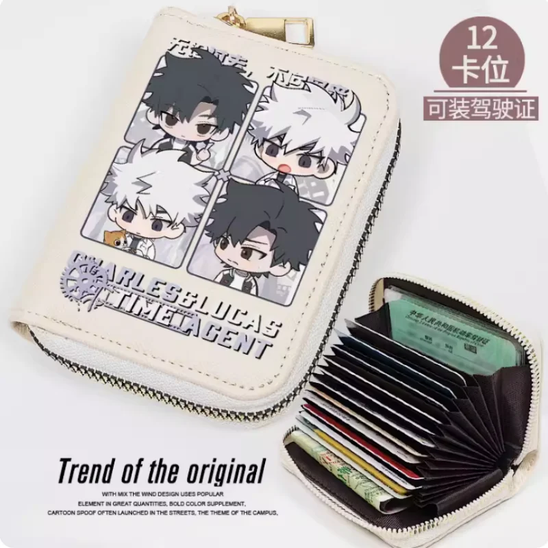 Anime Link Click Charles Lucas  Zipper Wallet Women Fold Bag Multi Card Coin Pocket Holder Fashion Wallet Gift