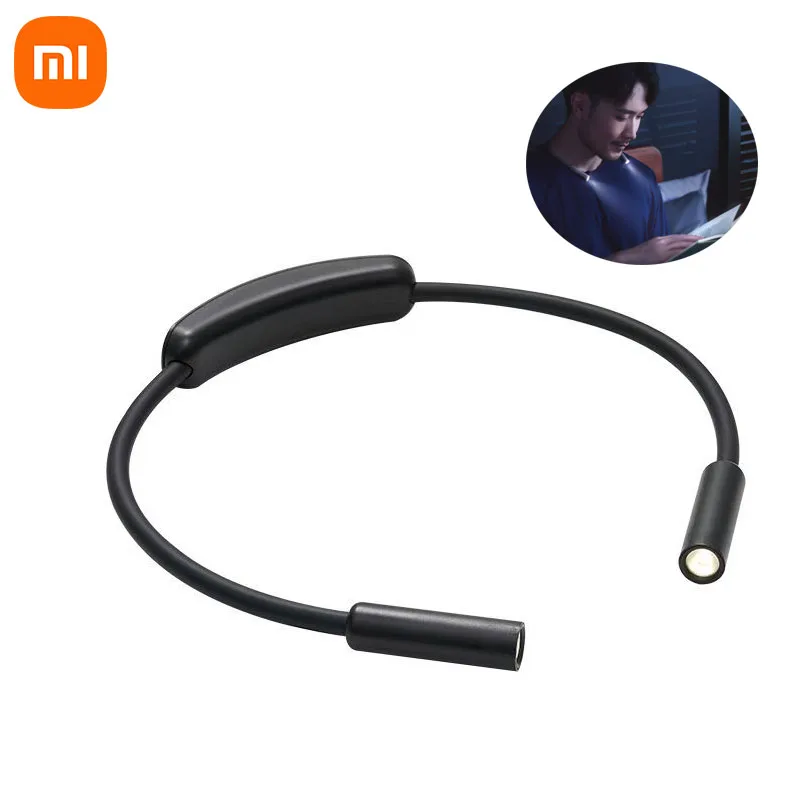 

Лампа для чтения Xiaomi Youpin на шею, светодиодный светильник для чтения «свободные руки», портативный ночник с USB-зарядкой, освещение для книг