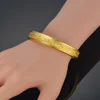 8 Style Punk Classic Geometric Round Open Bangles for Women Gold Color Heavy Metal Cuff Bracelet Fashion Party Wedding Jewelry 5