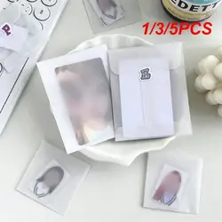 1/3/5PCS Translucent Storage Bag 3 Options Translucent Packing Bag Water Proof Small And Portable Card Cover Protective Bag