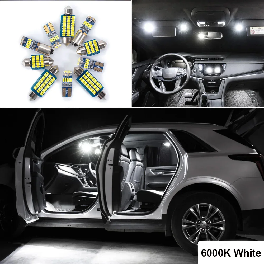 Canbus LED Interior Light Kit For VW Passat B5 B6 B7 CC – 6000K Dome Map Trunk – No Error
