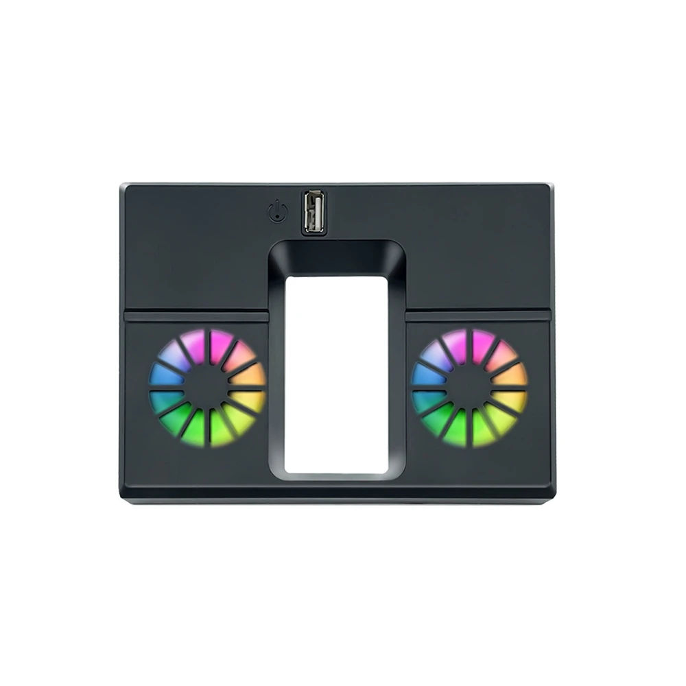 

Colorful Discoloration Cooling Fan For Xbox seriesX Dual Controller Charger Dock Station Slim Vertical Stand USB Cooling Bracket