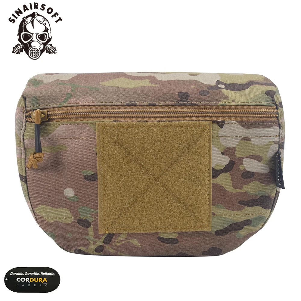 

SINAIRSOFT Tactical Armor Carrier Drop Pouch AVS JPC CPC Vest Plate Carrier Pouch Hunting Camouflage MOLLE Waist Bag Multicam