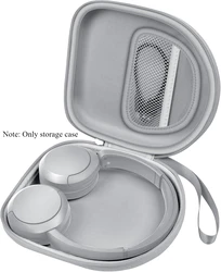 Durable Protective Headphone Case for Wireless Bluetooth On-Ear Headset (Light Grey)
