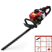 68CC Two-Stroke Gasoline Double-Blade Light Hedge Trimmer Tea Tree Pruner Backpack Garden Tools Thick Branch Cutter 1
