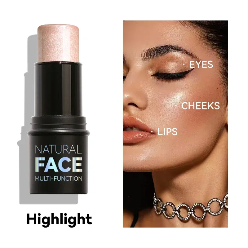 Face Bronzer Makeup Contouring Stick Multifunctional Highlighter Brightening Silkworm Blusher Rouge Cream Modify Concealer Pen