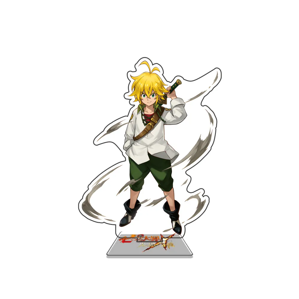 Anime Acrylic Stand Figure - The Seven Deadly Sins Character Display, 15cm Desk Decor and Gift