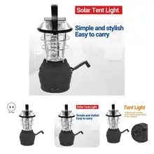 

LED Camping Lantern Low Power Consumption Portable Solar US/EU Plug Hiking Emergency Lantern Tent Light Tent Lamp