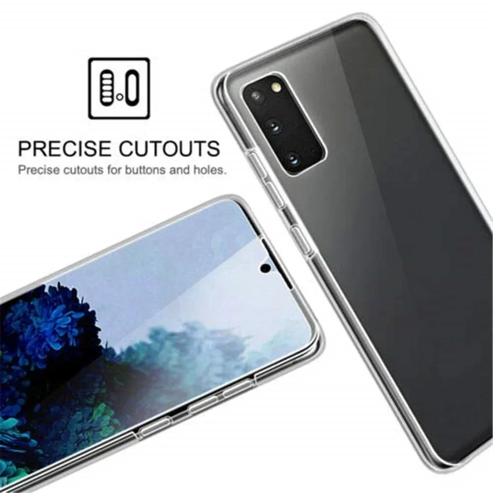 360° Full Clear PC Dual-Sided Front and Back Phone Case