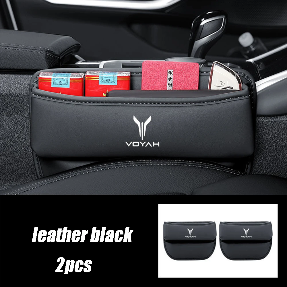 

For Voyah Free 2021-2023 Accessories Car Gear Shift Left Right Seat Storage Box Leak-proof Leather Storage Cup Holder Decoration
