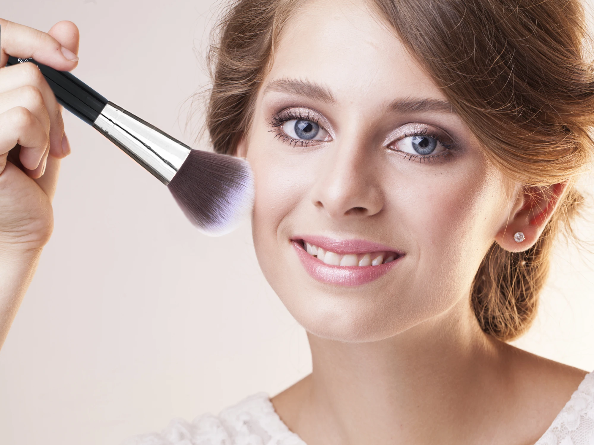 【Breeins】12 Pcs Travel Makeup Brush Set with Makeup Sponge and Brush Cleaner 2