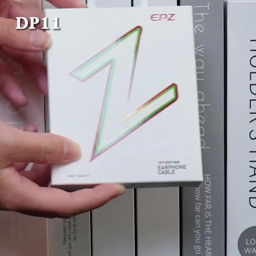 Epz-シングルクリスタル銅イヤホンケーブル、シルバーメッキグラニュー