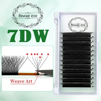 개별 속눈썹 러시아 볼륨 속눈썹, 내추럴 W 인조 속눈썹 익스텐션, 5D, 6D W 패닝 속눈썹, 신제품, 드롭 배송