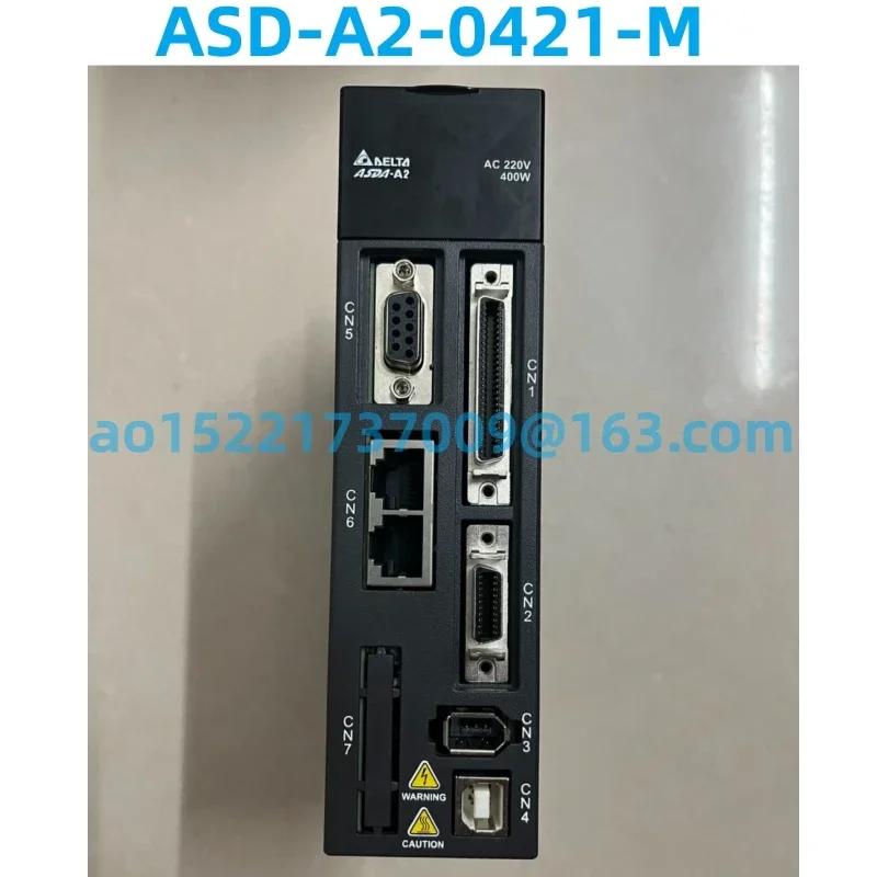 오리지널 ASD-A2 중고 9 레이어 테스트 완료, AC 서보 드라이버 ASD-A2-0421-M, 400W, ASDA20421M, 0.4KW, 100% OK
