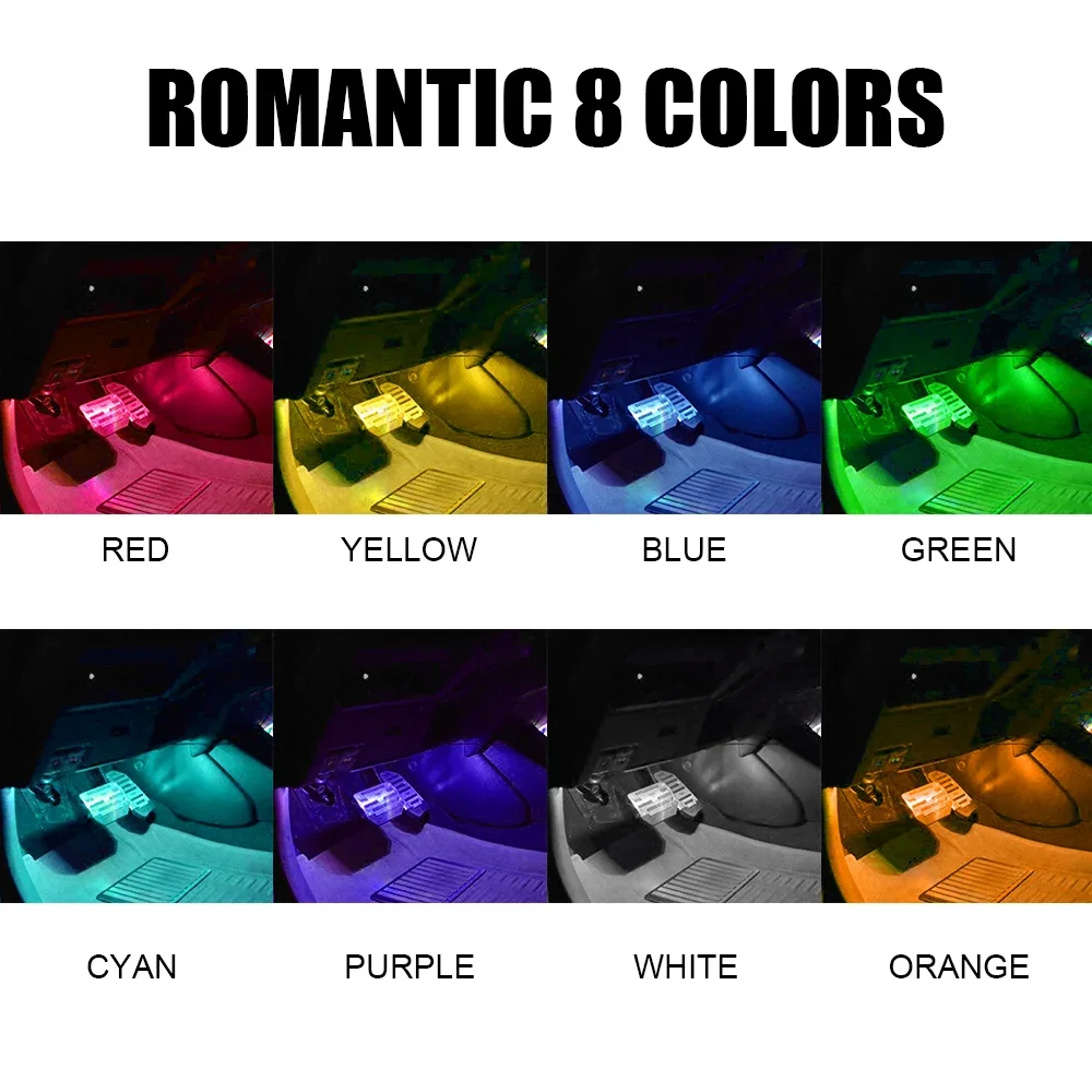 LED 자동차 인테리어 앰비언트 풋 라이트, 무선 원격 앱 음성 제어, RGB 자동 스마트 12V, 48 분위기 장식 램프