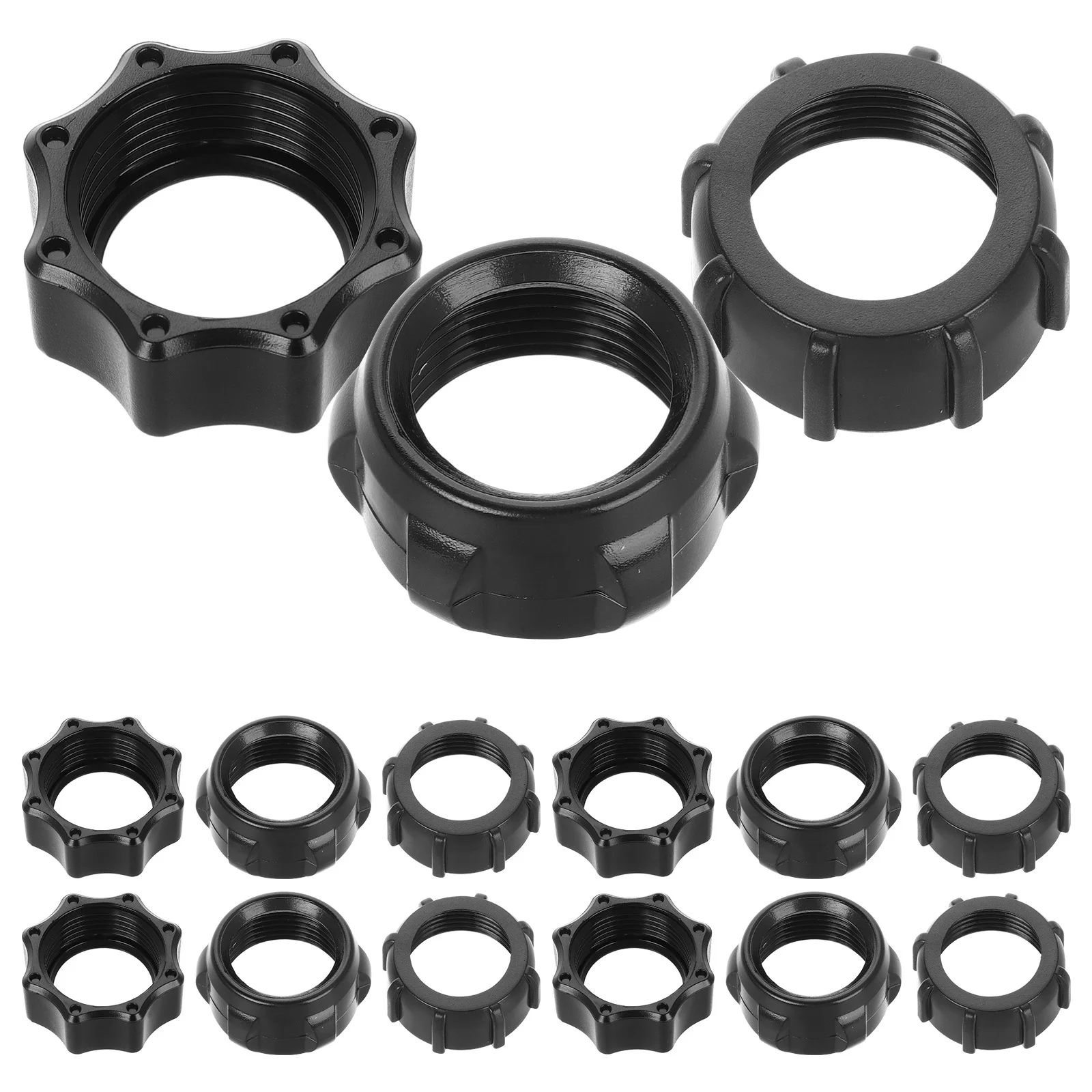 15 Pcs Car Wireless Charging Nut Accessories Mount Screw-On Head Automotive Bracket Holder Ball-Joint Fixed Adapter