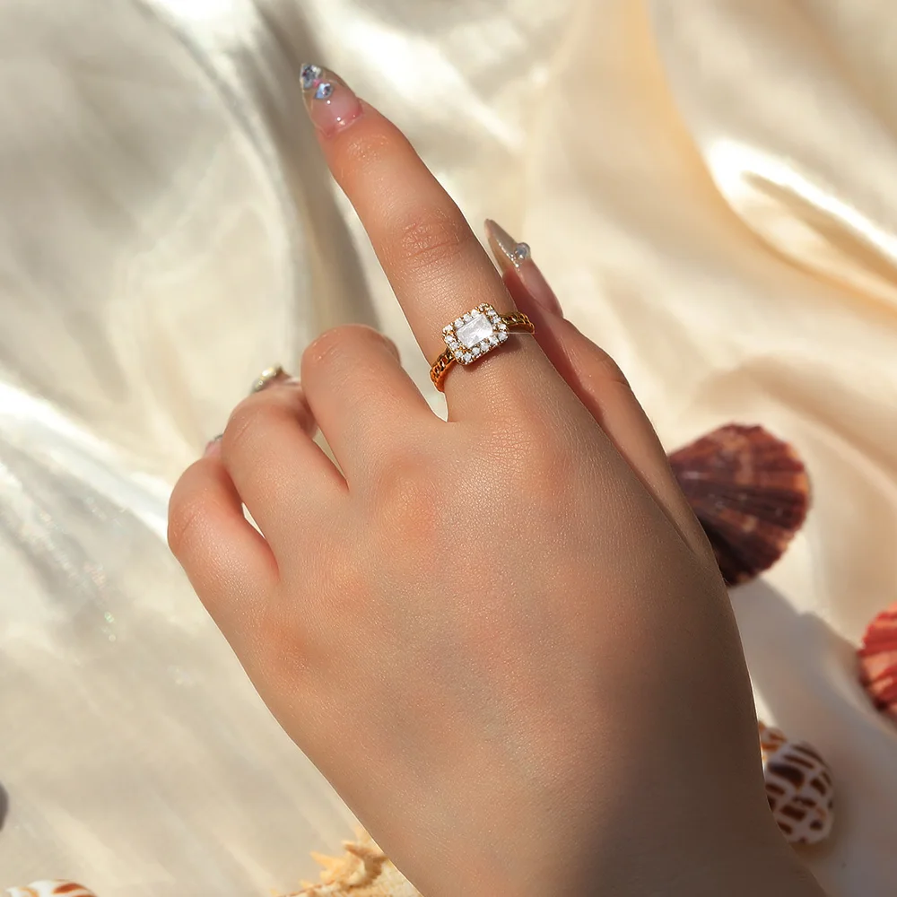 Stainless Steel Cubic Zirconia Rings Jude Jewelers Stainless Steel