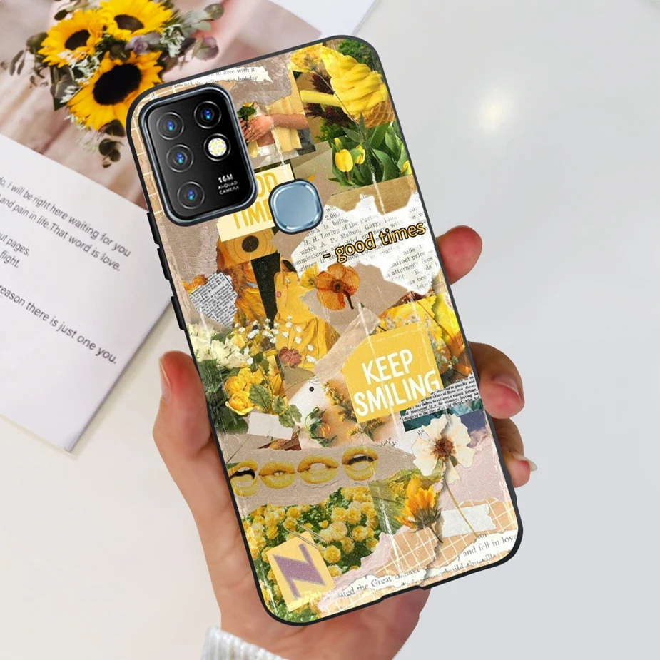 Cute Painted Soft Silicone Phone Case Cover