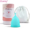 Lady Reusable Soft Certified Silicone Cup Personal Hygiene Product 1