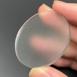 Anti - Glare Glass Lens for LED Downlight and Flashlight - Small Grid Design