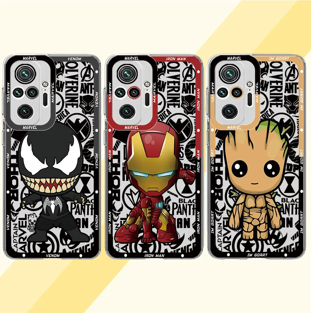 Marvel Groot Custodia Per Telefono Deadpool Per Motolora Moto G73 G32 G22 Edge 40 5G G72 G52 G71 Cover Morbida Trasparente