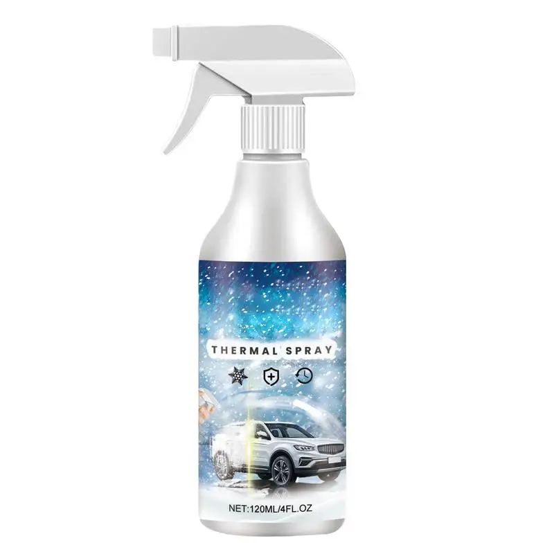 Windshield Ice Melt Spray Windshield Deicer Car Deicer Winter Car Accessories Defrost Spray De-Icer Liquid
