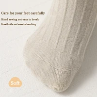 Spring Autumn Kids Knee High Socks Baby Girls Boys Bow Long Soft Cotton Warm Stockings Children Hollow Out Socken for 0-5 Years 5