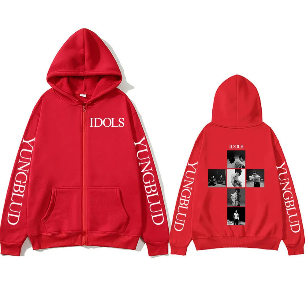 Yungblud Tour Merch Hoodie – übergroßer Sweatshirt, Musik Fan-Kleidung, Polyester