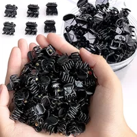 Petites pinces à cheveux pour femmes et filles, 10 à 100 pièces, Mini pinces coréennes en plastique Transparent noir, épingle à cheveux, accessoires de coiffure pour enfants 2