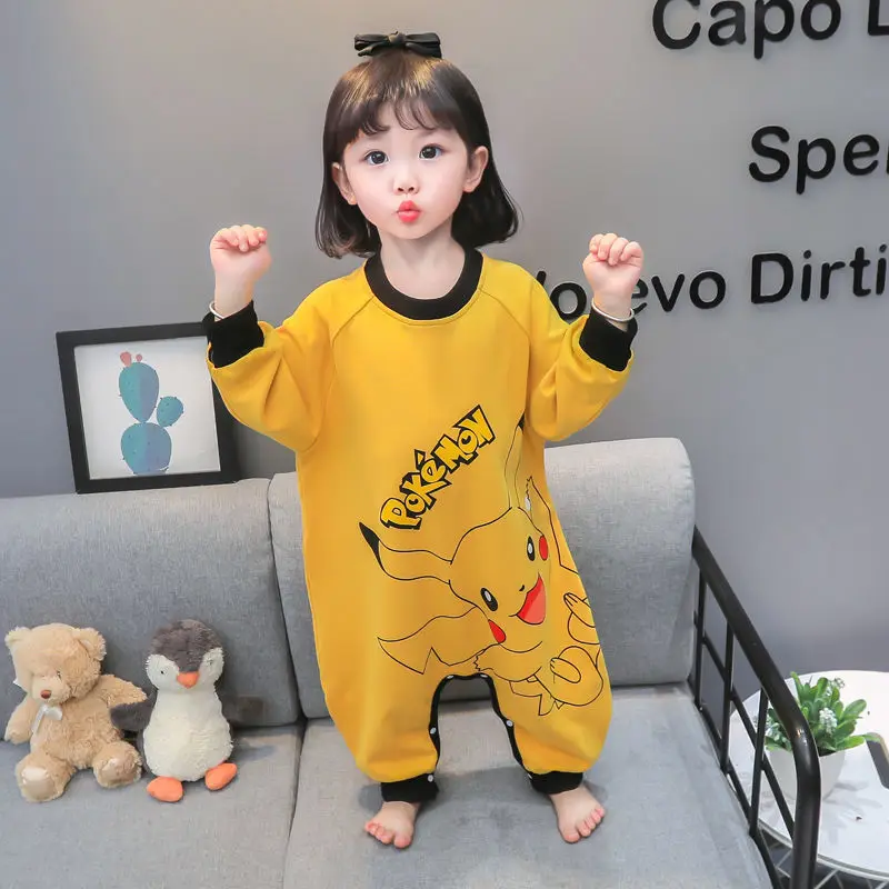 Spring Autumn Children's One-piece Pajamas Girl Baby Thin Style Pajamas Baby Home Clothes Pijamas Para Ni&ntilde;as New