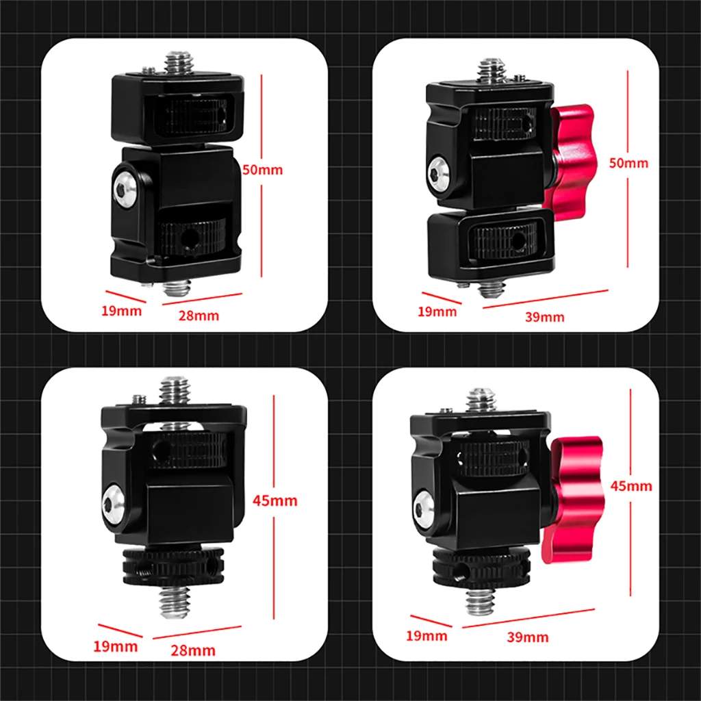 Monitor EVF Stand Holder Cold Shoe Mount for Camera Field Monitor Microphone Hot